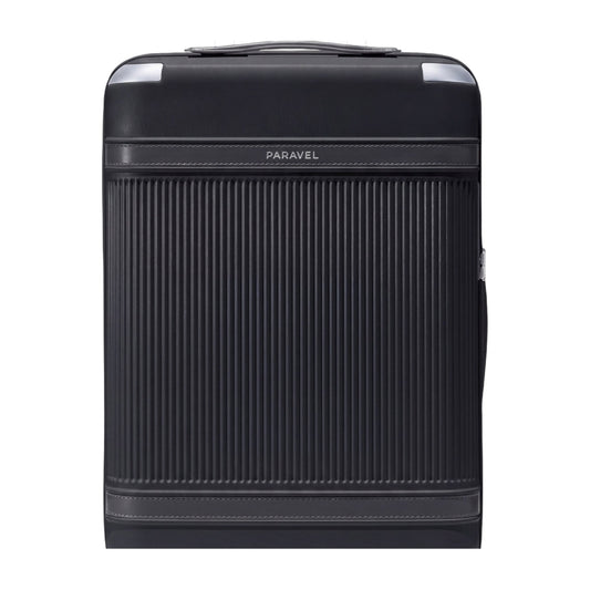 Paravel Aviator Carry-On Lightweight Spinner Luggage Travel Derby Black