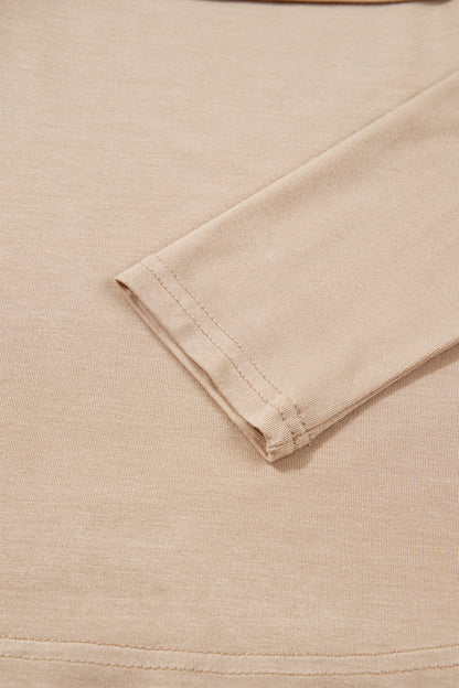 Threaded Pear Ramona Sleeve Slim top Long Sleeve Top