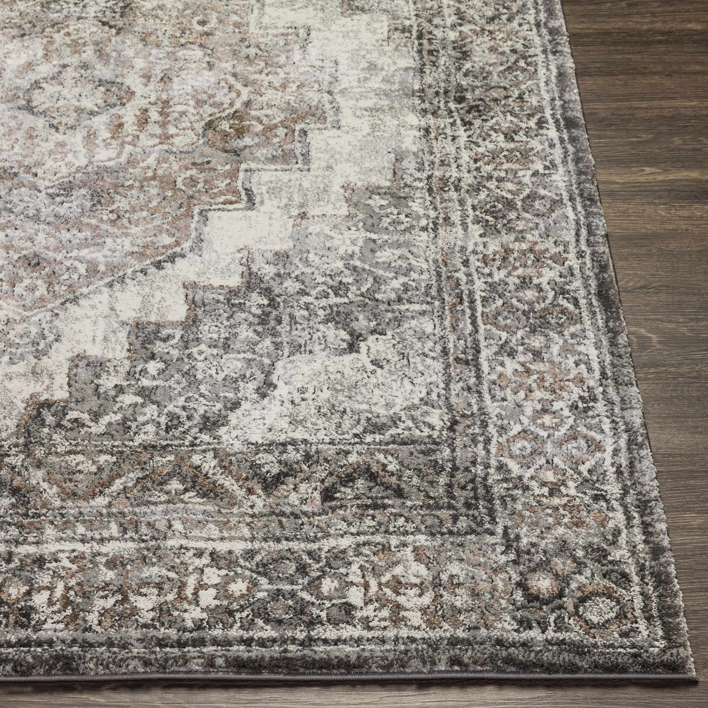 Manaring Charcoal Luxe Thick Area Rug - Clearance
