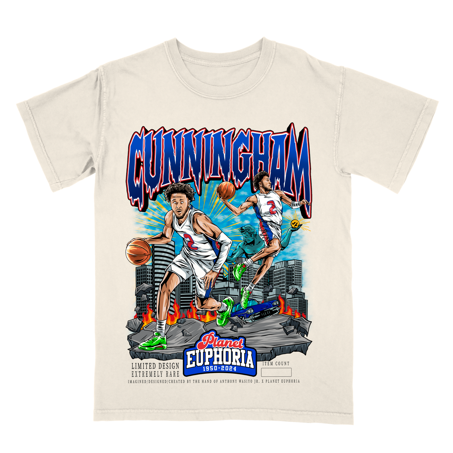 Cade Cunningham Limited Edition Graphic T-Shirt