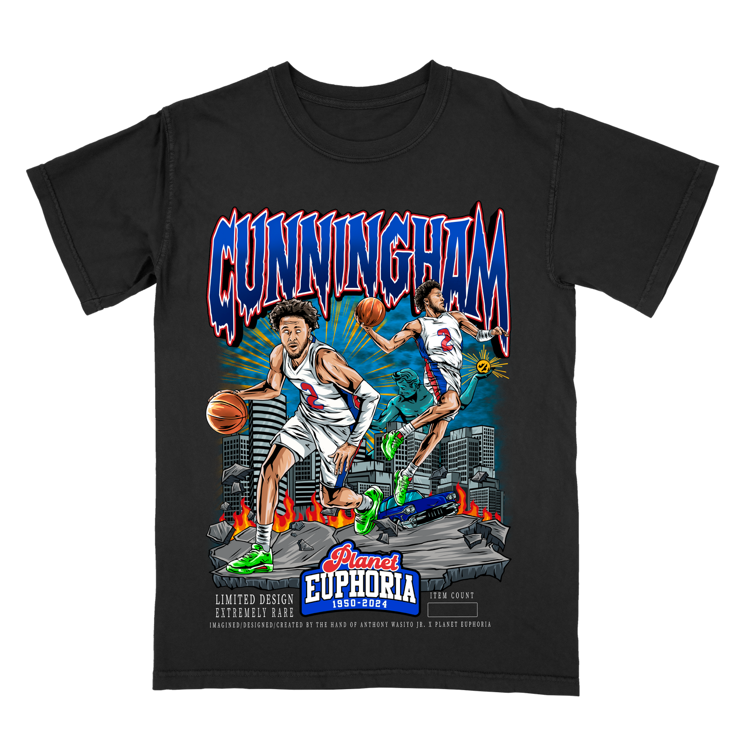 Cade Cunningham Limited Edition Graphic T-Shirt