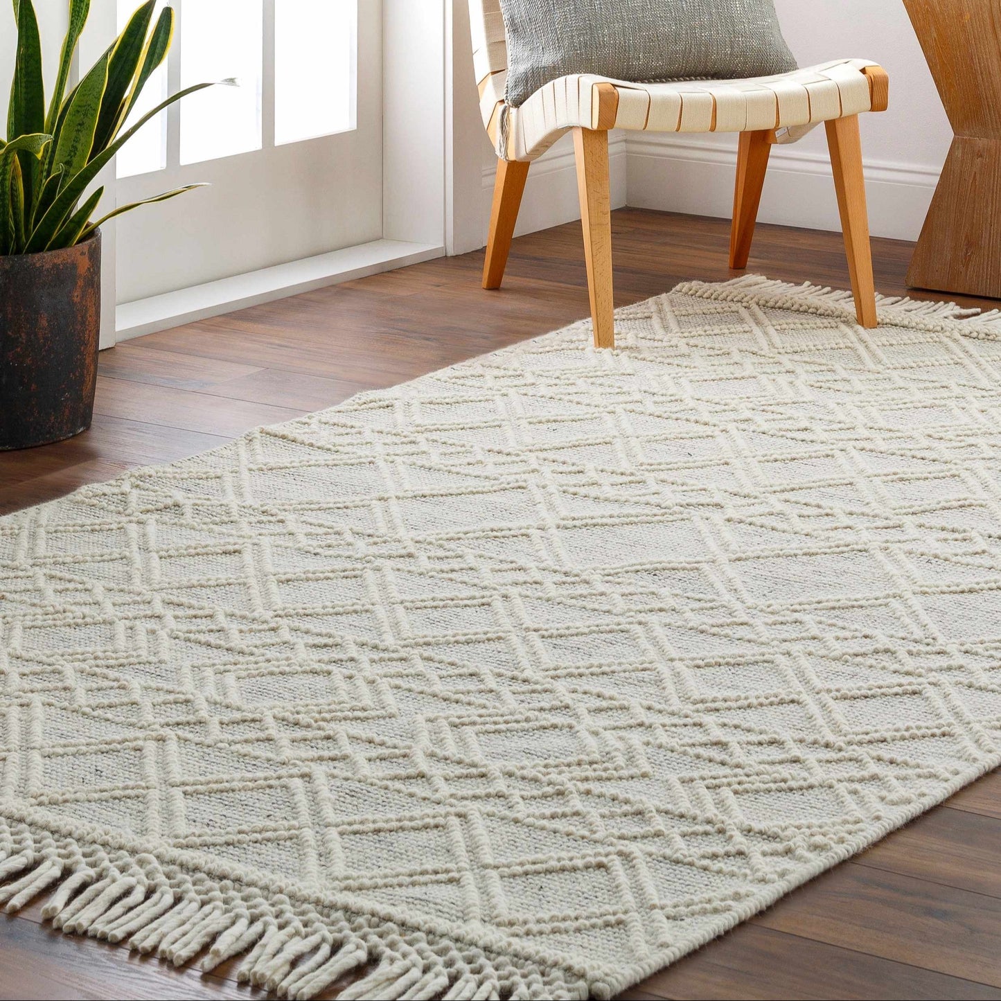 Cameo Scandi Wool Rug - Clearance