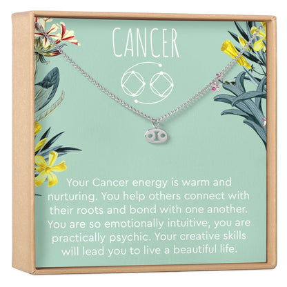 Cancer Zodiac Gift Necklace