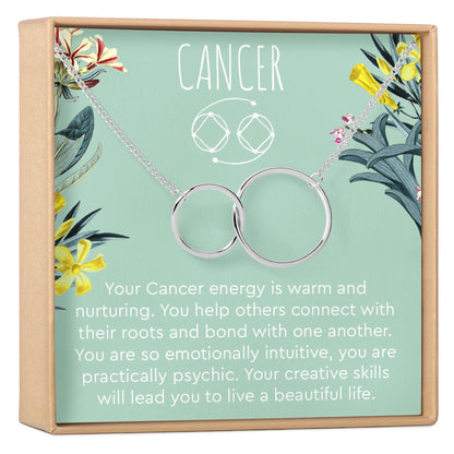 Cancer Zodiac Gift Necklace