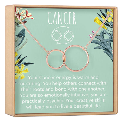 Cancer Zodiac Gift Necklace