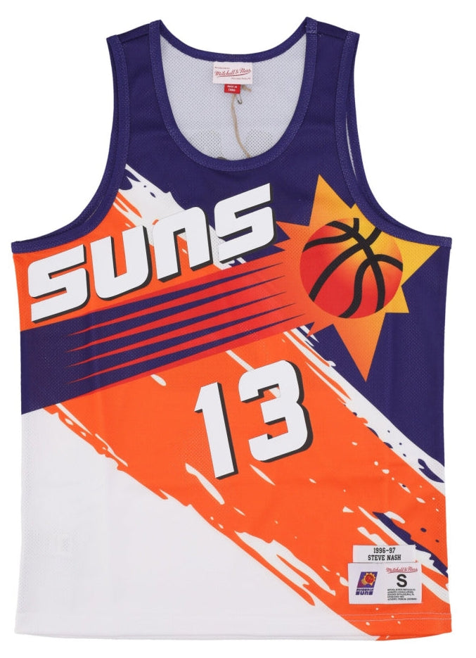 Men's Mitchell & Ness Paint Brush Nn Mesh Tank Suns Steve Nash