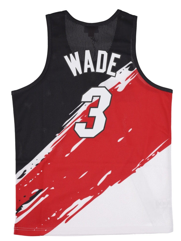 Mitchell & Ness Men's Paint Brush Nn Mesh Tank Heat Dwyane Wade