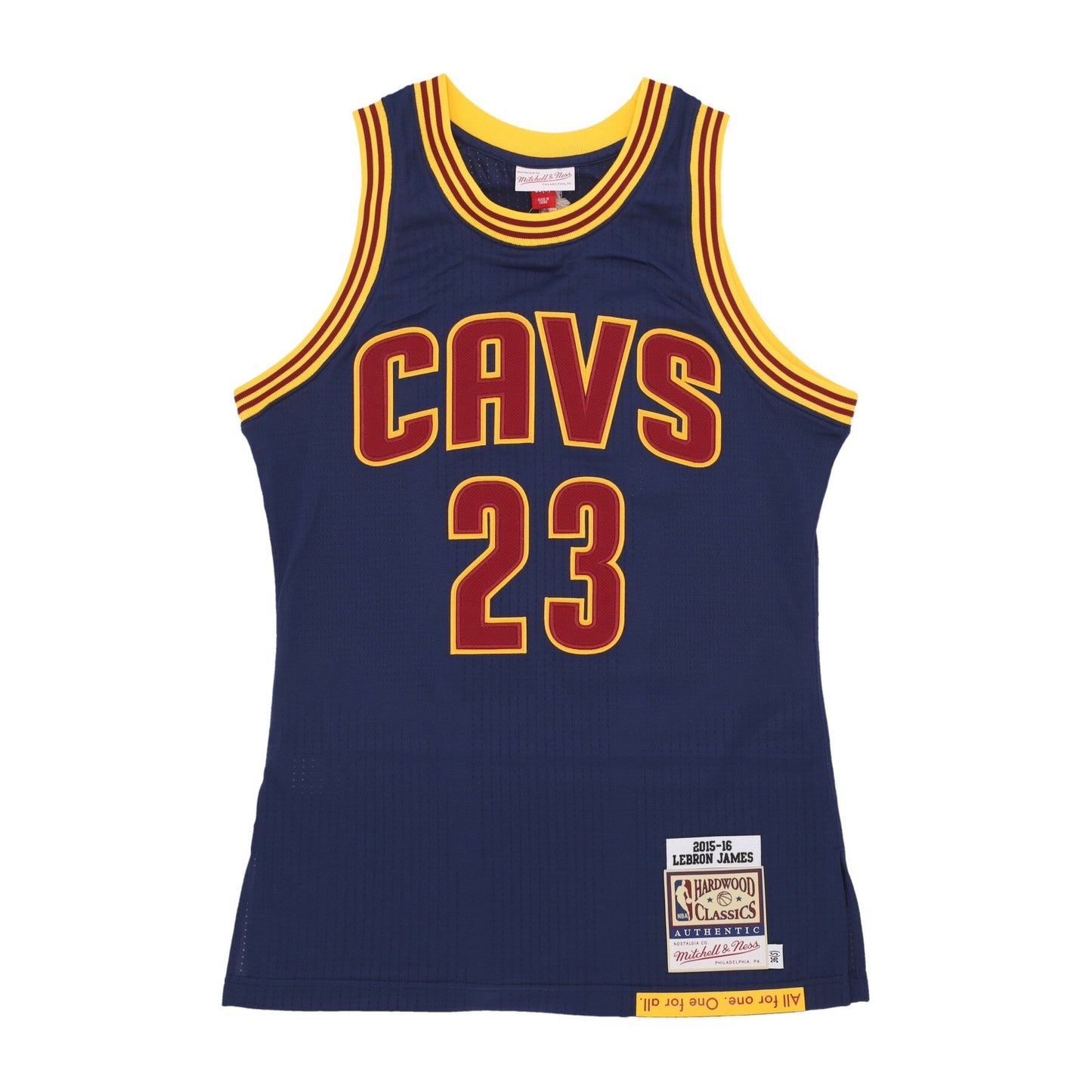 Men's Mitchell & Ness NBA Dark Jersey Cavaliers 2015 Lebron James