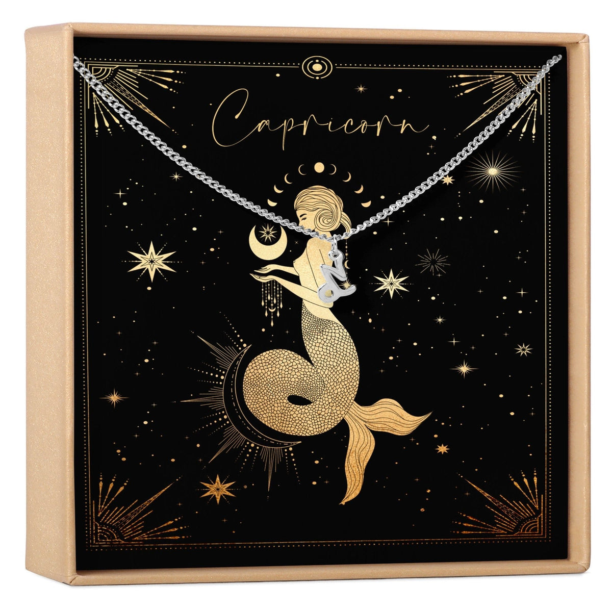 Capricorn Zodiac Deity Necklace