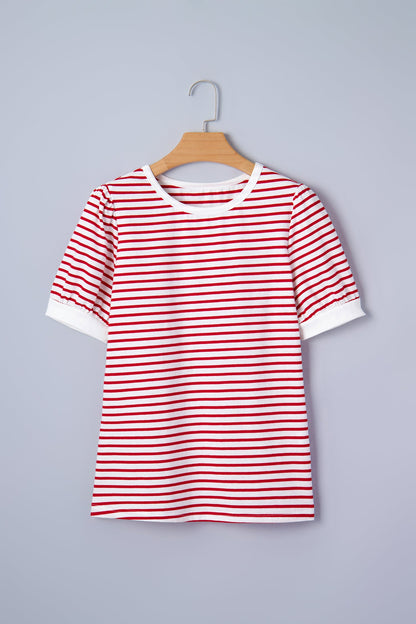 Threaded Pear Winona Puff Sleeve T Shirt