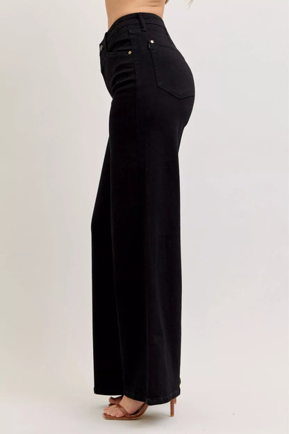 Judy Blue High-Waisted Wide Leg Jeans