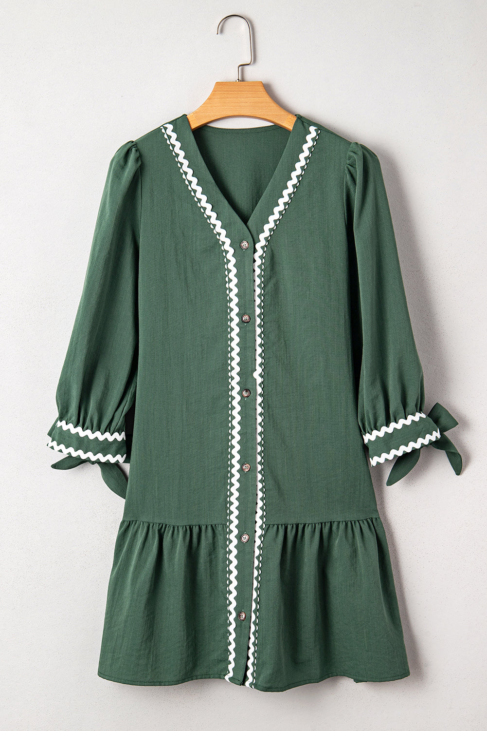 Threaded Pear Xyla Bracelet Sleeve Shift Dress