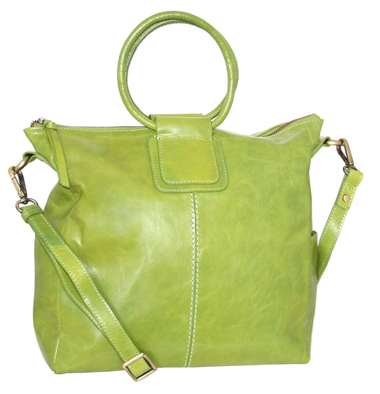 Nino Bossi Jara's Ring Leather Tote - Fern