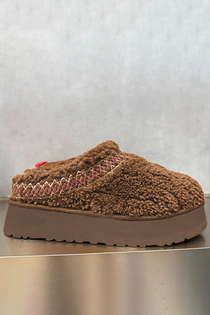 Threaded Pear Olivia Thick Sole Snow Boots
