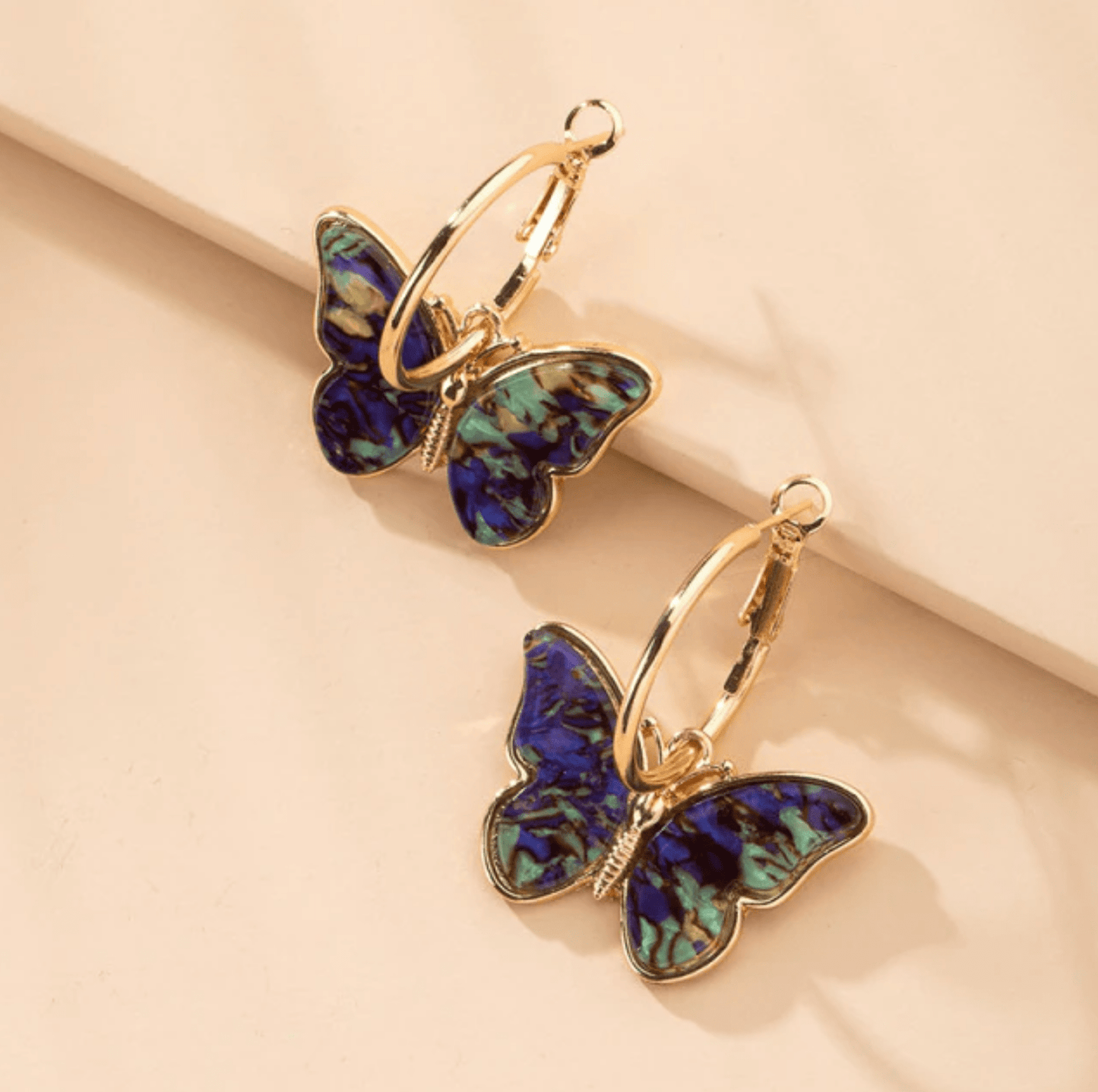 Blue / Iridescent-