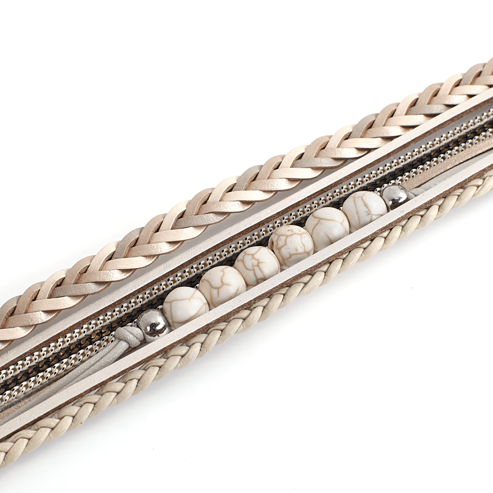 Goldtone, White-