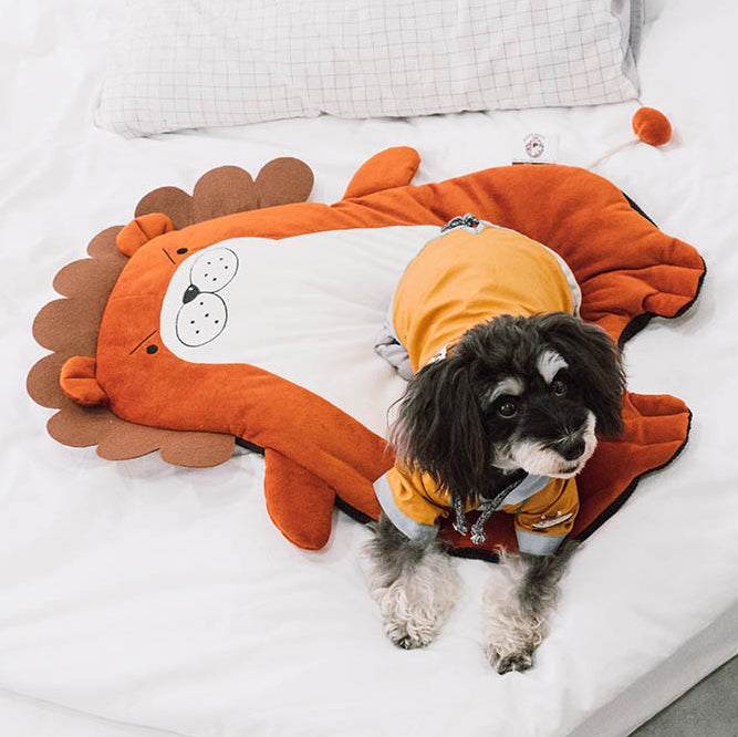 Orange and White-