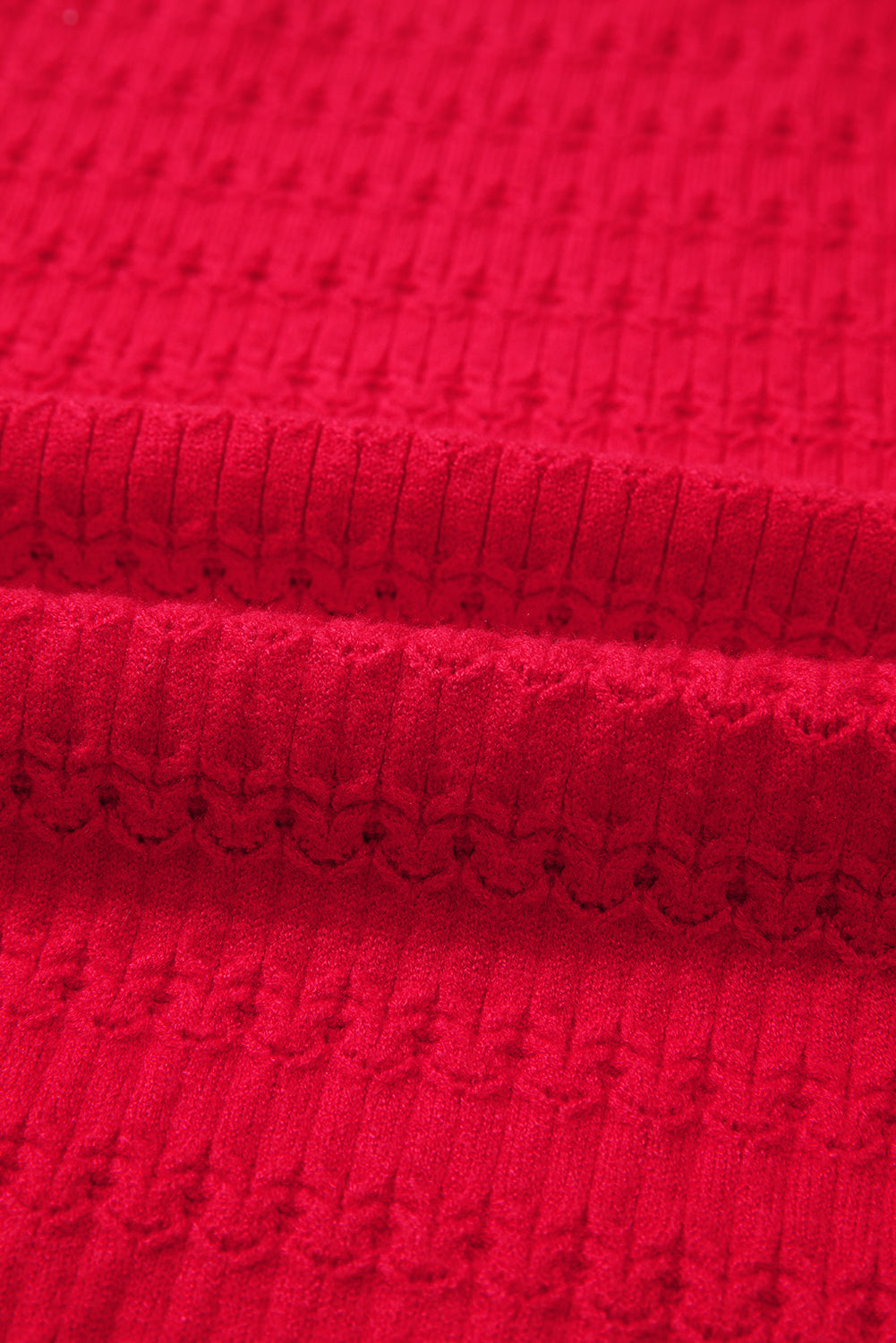 Threaded Pear Nellie Knit Ribbed Cuffs Sweater
