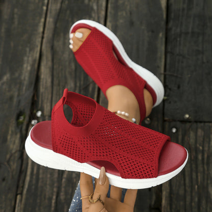 Breathable Mesh Open Toe Sandals