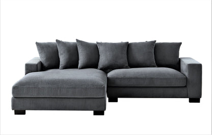 Luxe - Oversized 2 Piece Sectional Couches for Living Room, L Shaped Sofa With Chaise