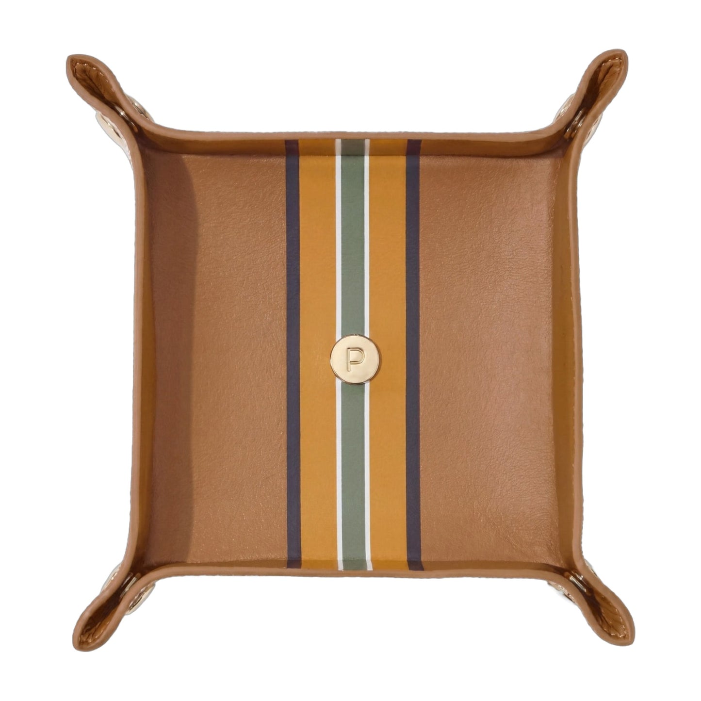 Paravel Cabana Valet Tray Shandy Decorative Catchall Organizer for Keys Jewelry