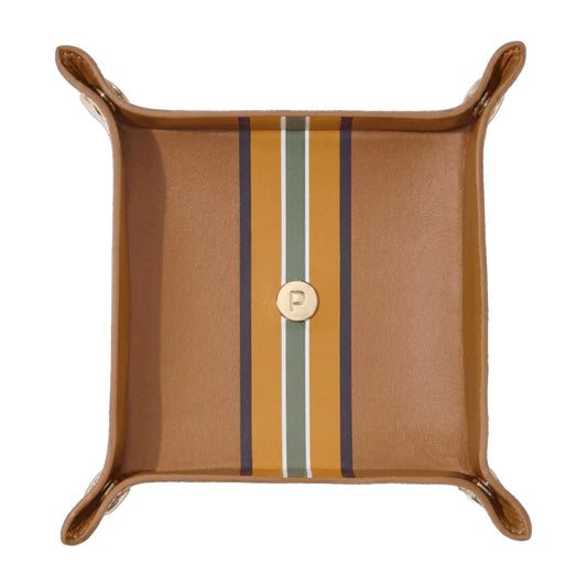 Paravel Cabana Valet Tray Shandy Decorative Catchall Organizer for Keys Jewelry