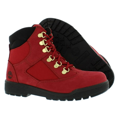 Timberland Grade School 6 Inch Field Boot 'Dark Red Nubuck' Boots