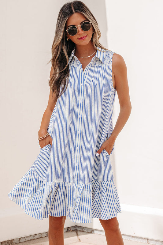 Threaded Pear Noa Stripe Dress
