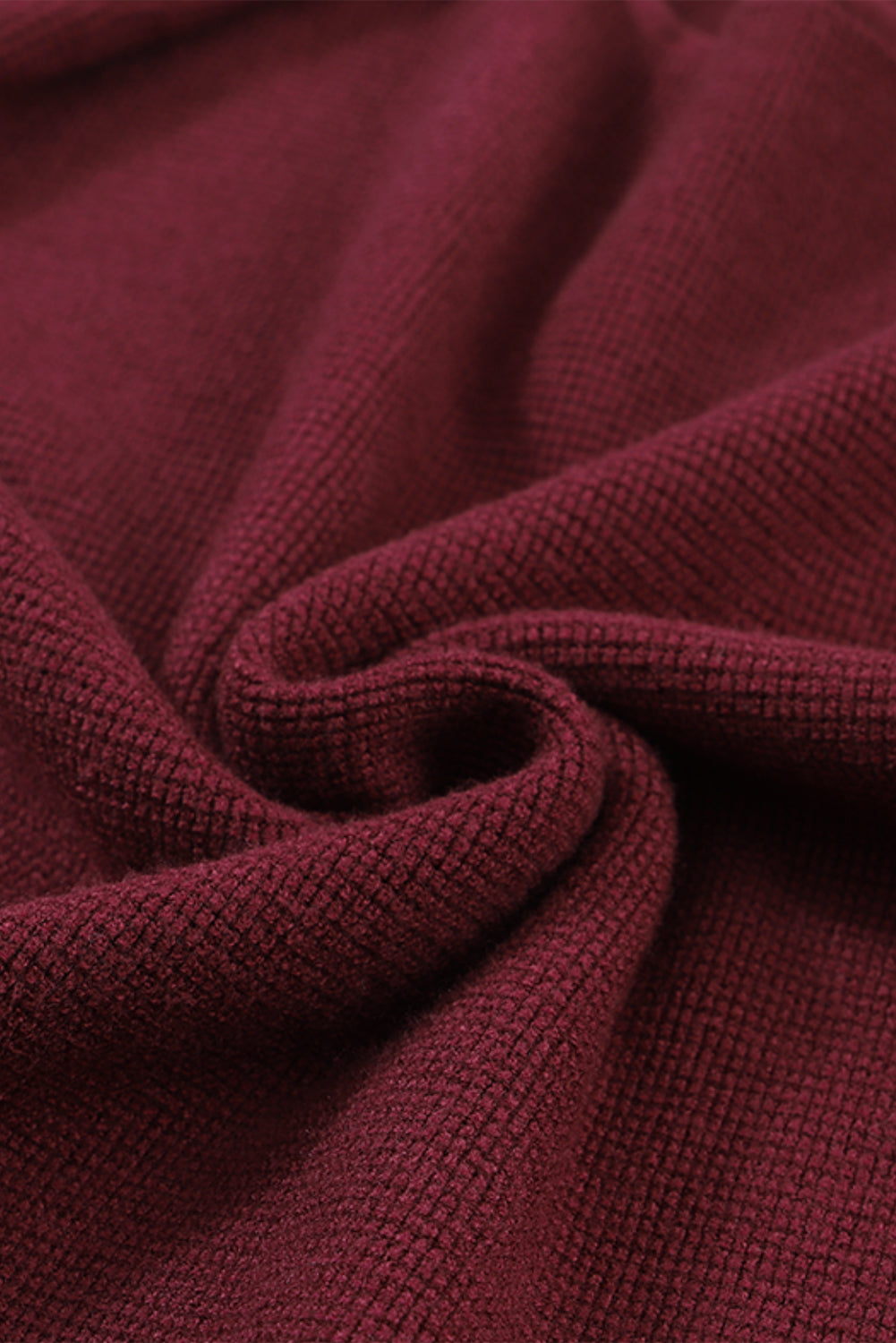 Threaded Pear Aria Sleeve Plain Knit Sweater