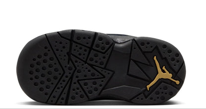 [343797-017] Toddlers Air Jordan True Flight 'black Metallic Gold White'