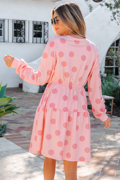Threaded Pear Anna Sleeve Flared Mini Dress
