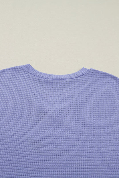 Threaded Pear Nala Short Sleeve Knit Top