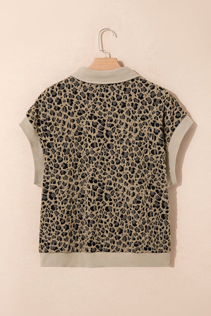 Threaded Pear Veda Collar Cuffed Sleeve PLUS Top