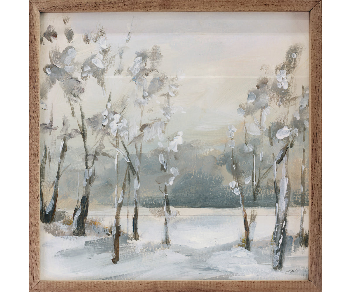 Kendrick Home Snowy Winter Trees By Katrina Pete