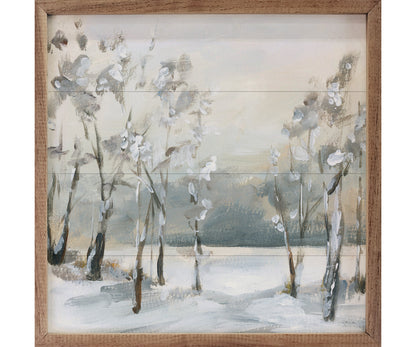 Kendrick Home Snowy Winter Trees By Katrina Pete
