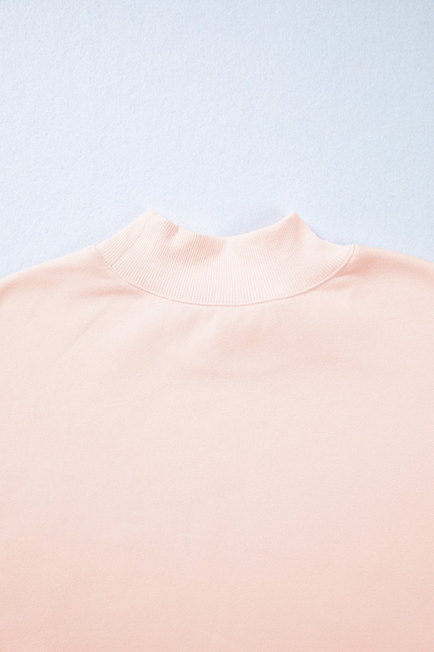 Threaded Pear Blessed Embroidered Mock Sweatshirt