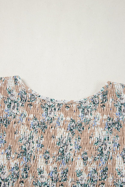 Threaded Pear Indy Puff Sleeve Long Dress