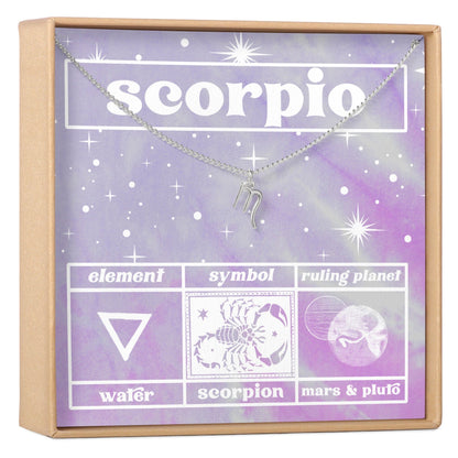 Celestial Scorpio Zodiac Necklace