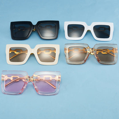 Square Chain Sunglasses for Women