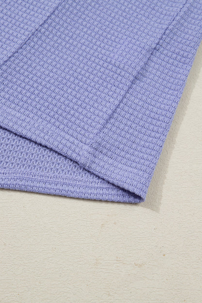 Threaded Pear Nala Short Sleeve Knit Top