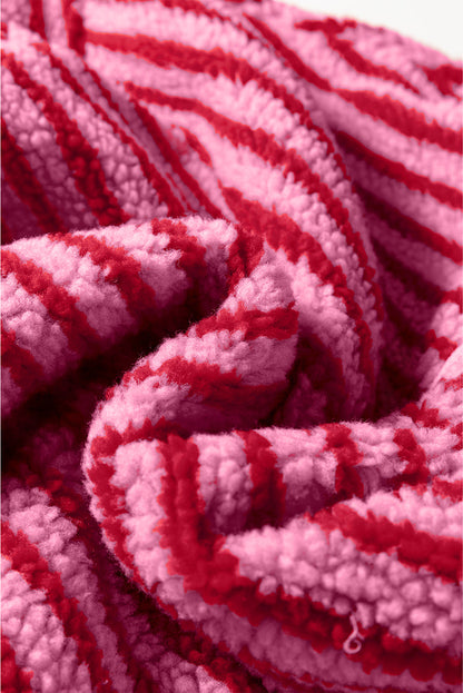 Threaded Pear Camila Zip Fleece Oversize Sweatshirt