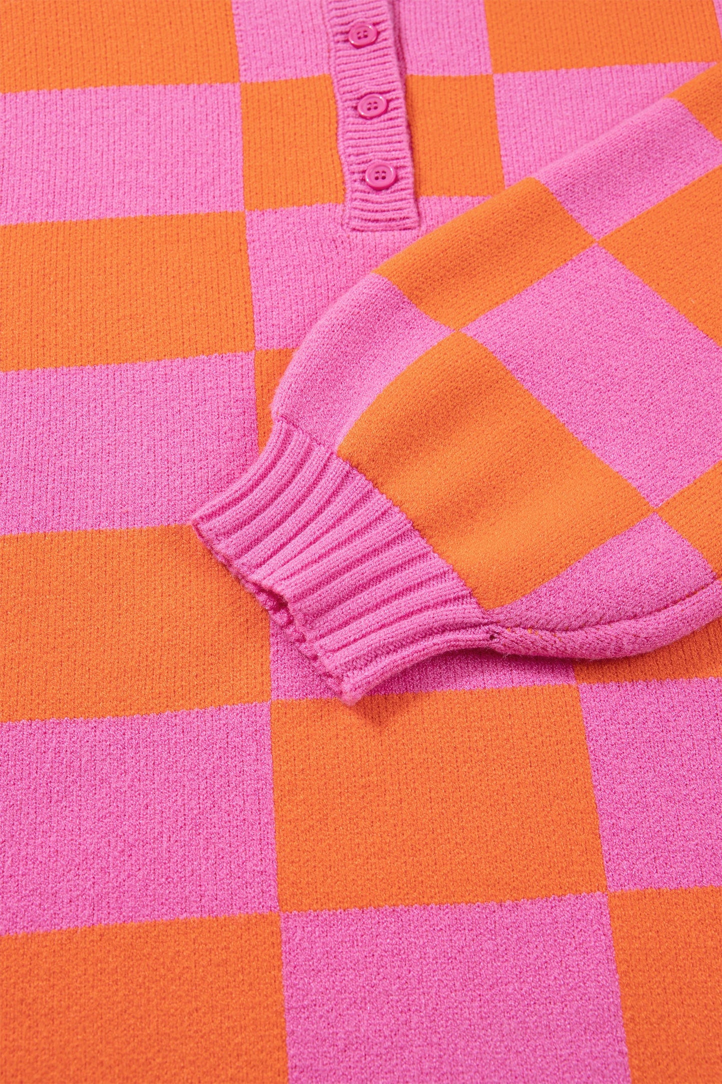 Threaded Pear Meredith Polo Collar Baggy Sweater