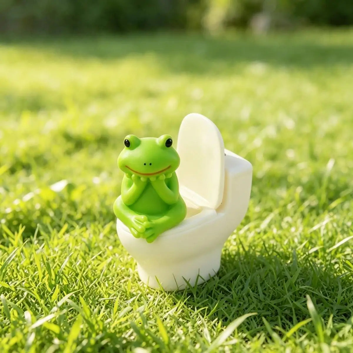 green frog-