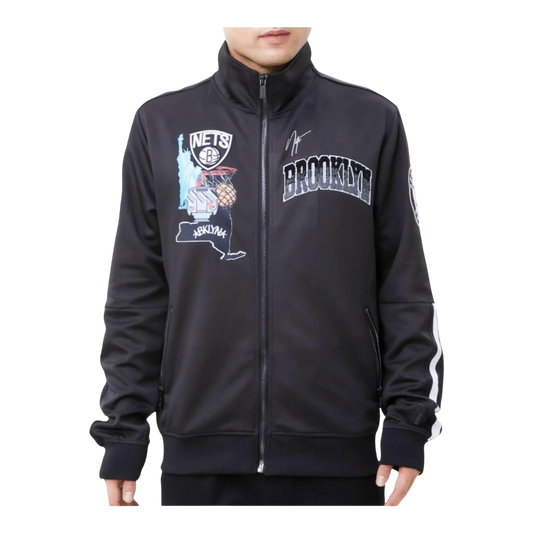 Pro Standard Brooklyn Nets Home Town Men Track Jacket Black