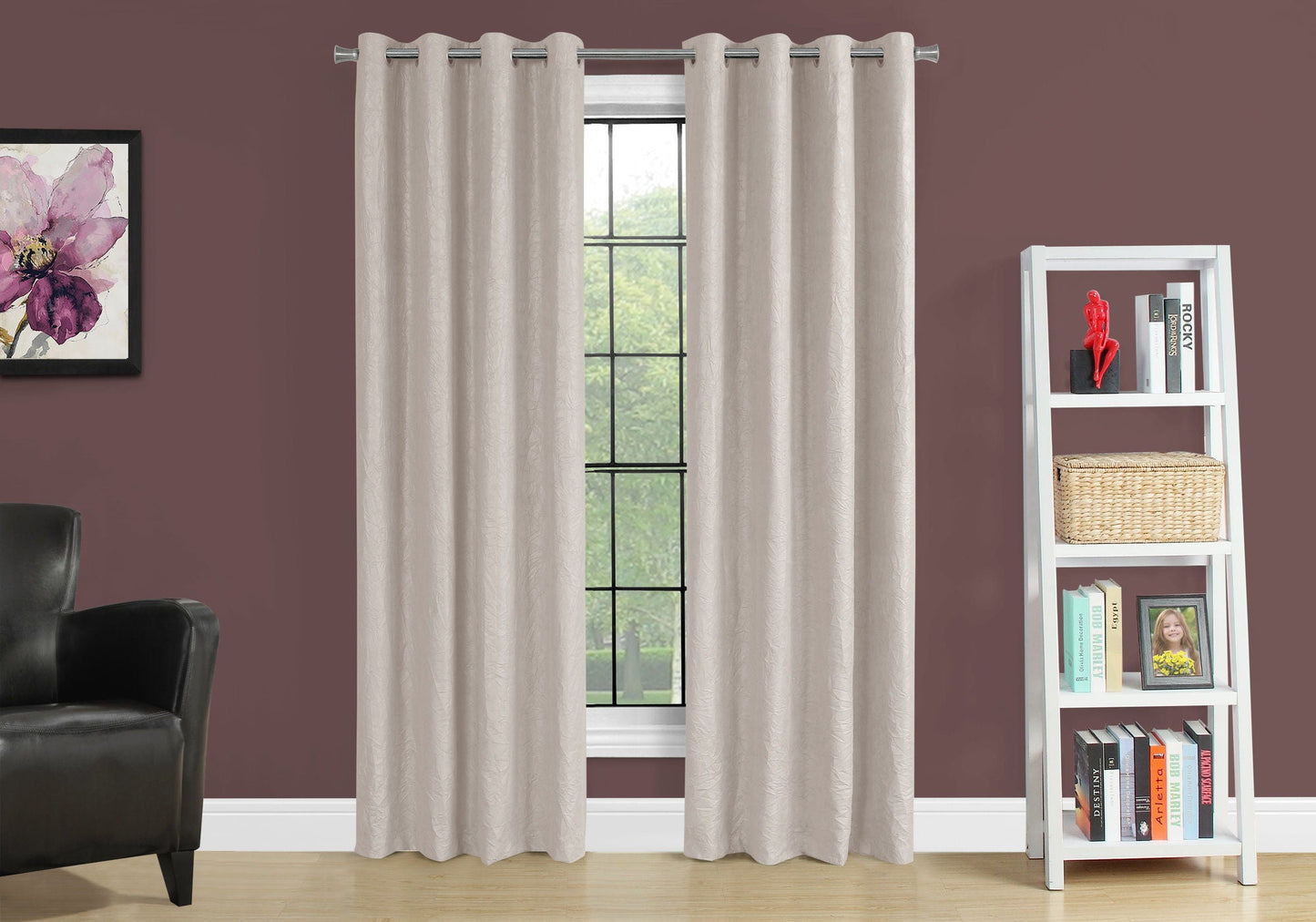 2 Pieces Set, Curtain Panel, Room Darkening, Grommet, Contemporary & Modern by Couch