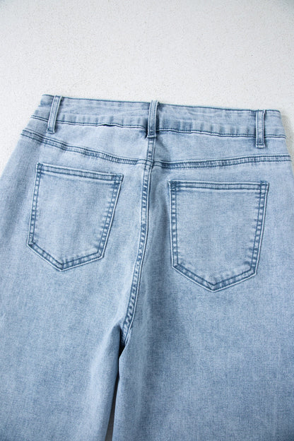 Threaded Pear Maryam Straight Leg Loose Jeans