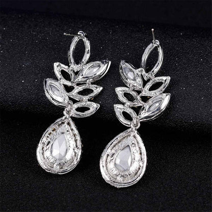 Cubic Zirconia & Crystal Marquise-Cut Botany Teardrop Earrings