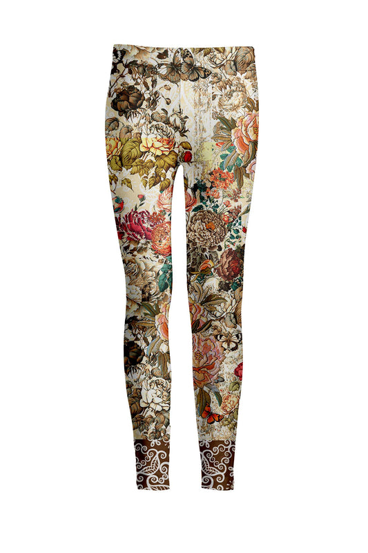 Green and Multicolor Floral-