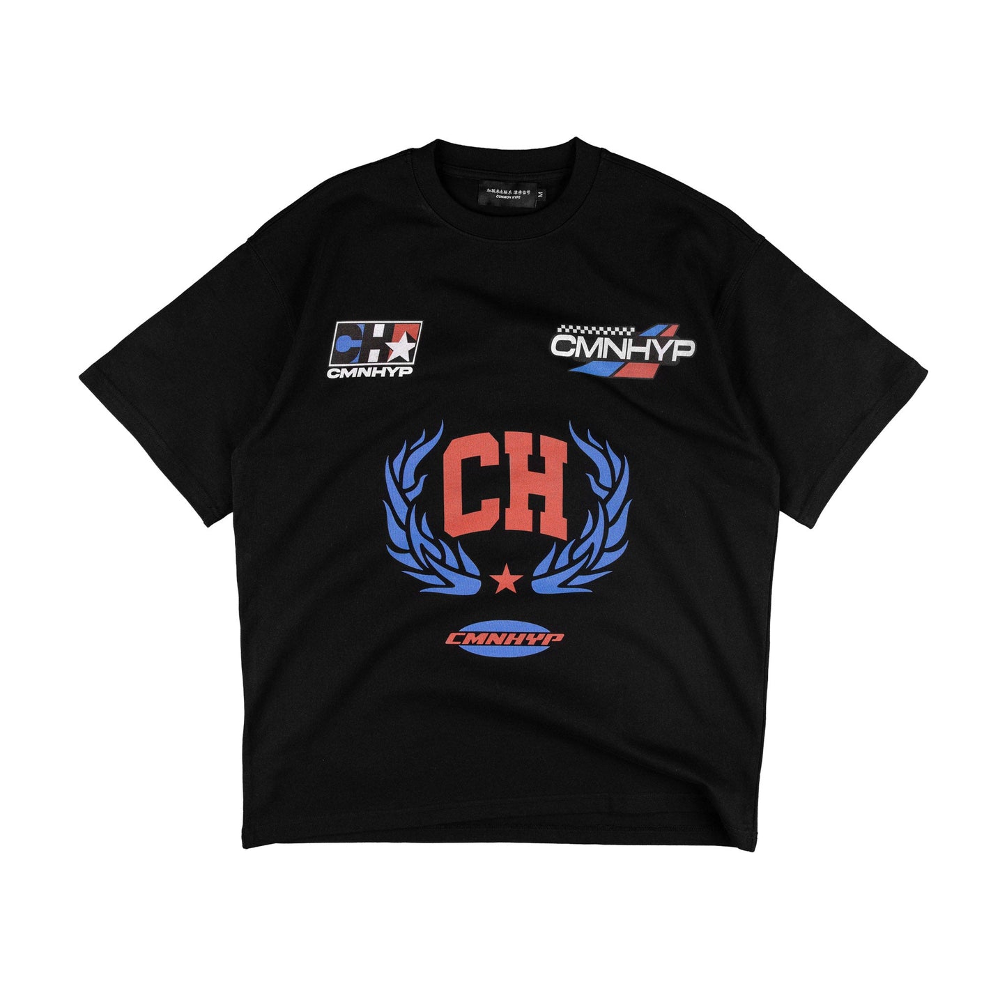 Common Hype Auto Division Tee Black