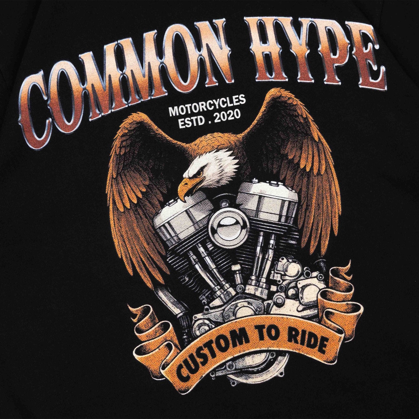 Common Hype Biker Tee Black